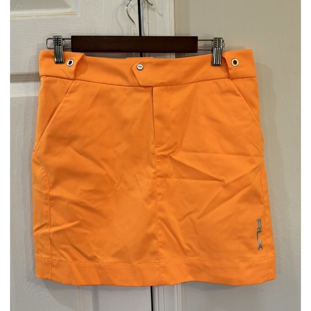 RLX Ralph Lauren Women's Golf Skort Sz 4 Orange - Picture 1 of 6